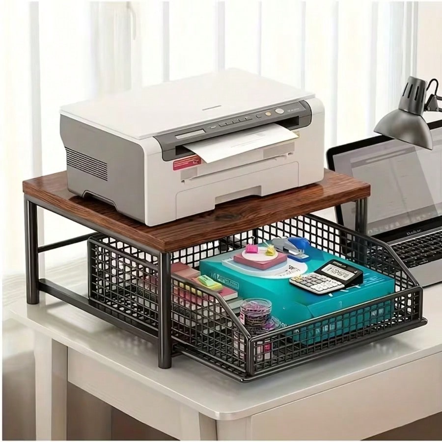 Commercial Book Printing Machines - ONESIMCR Printer Stand, Desktop Printer Stand