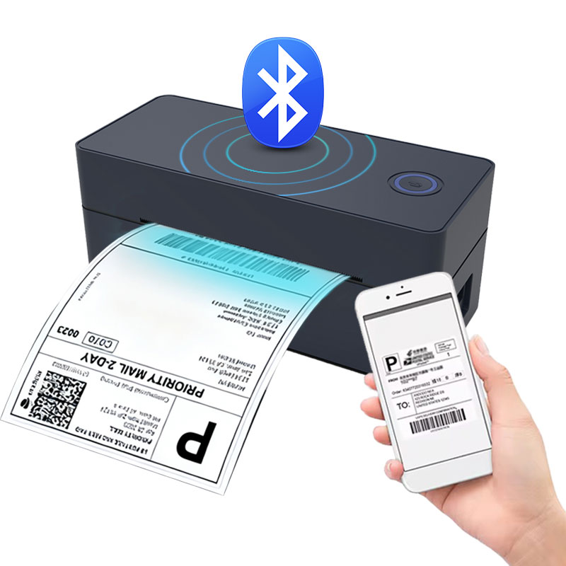 Receipt Printer - Wireless Bluetooth Thermal Desktop Shipping Label