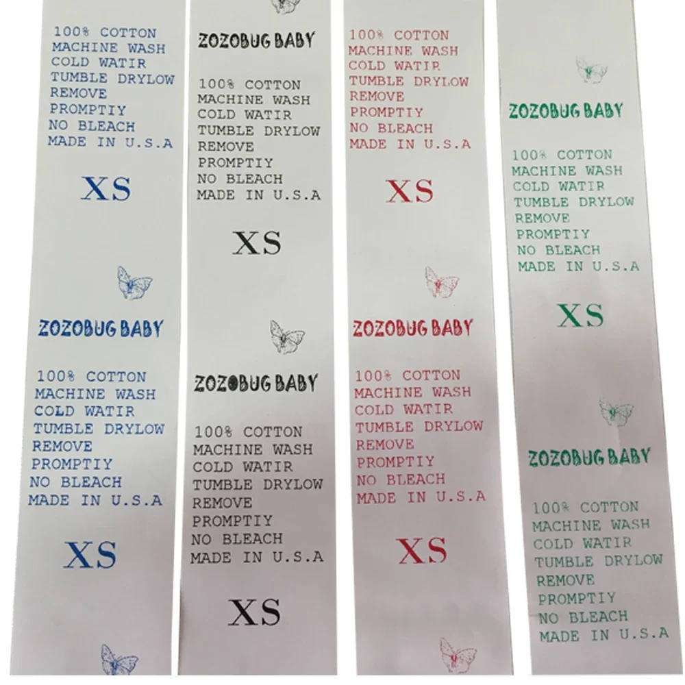 HSPOS Wash Care Label Satin Fa - Commercial Fabric Printing Machine ulasan dan harga