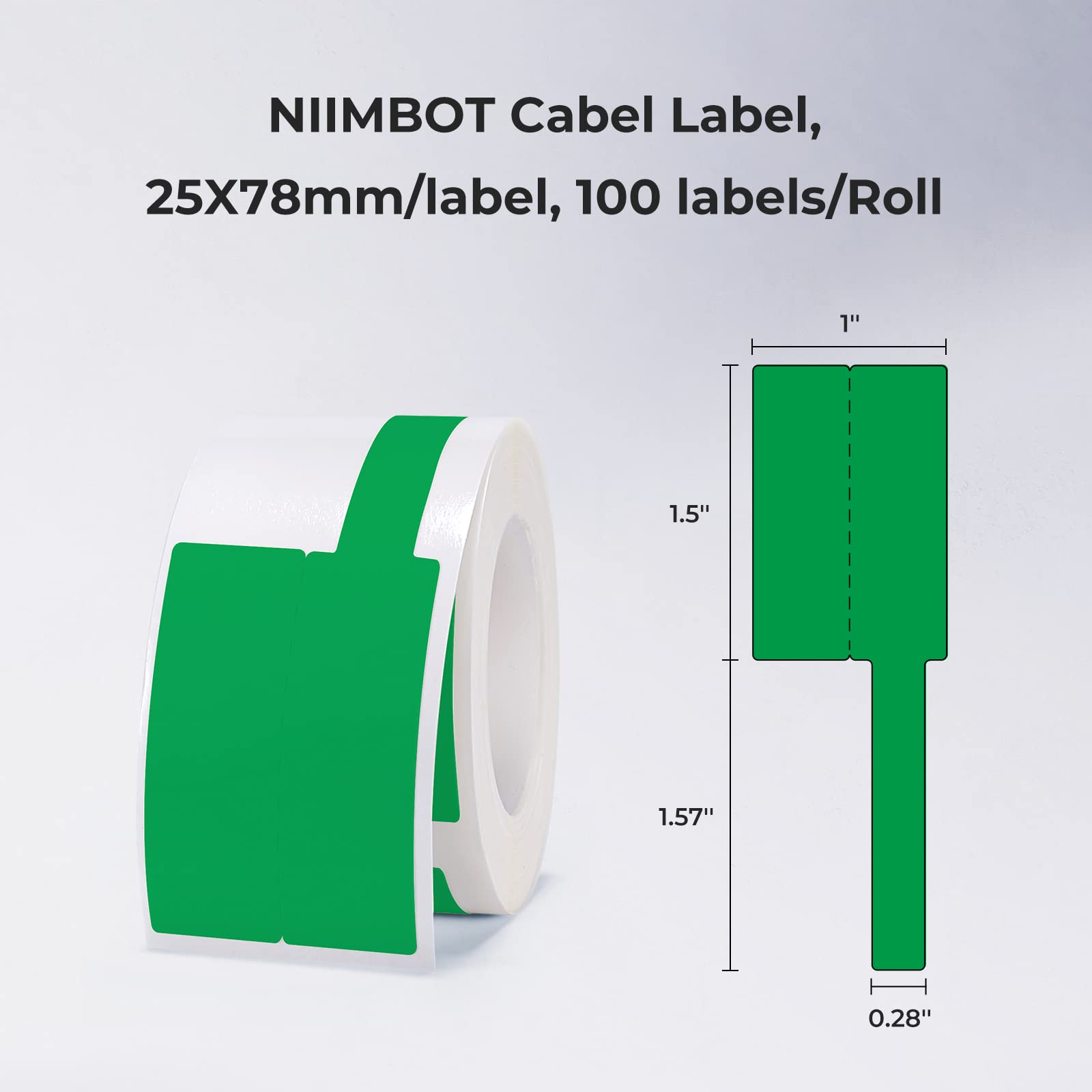 Niimbot Color Cable Label Wate - Label Maker ulasan dan harga