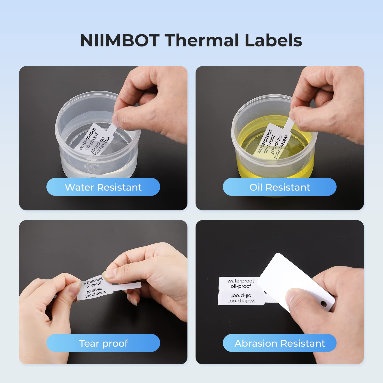 Niimbot Color Cable Label Wate - Label Maker ulasan dan harga