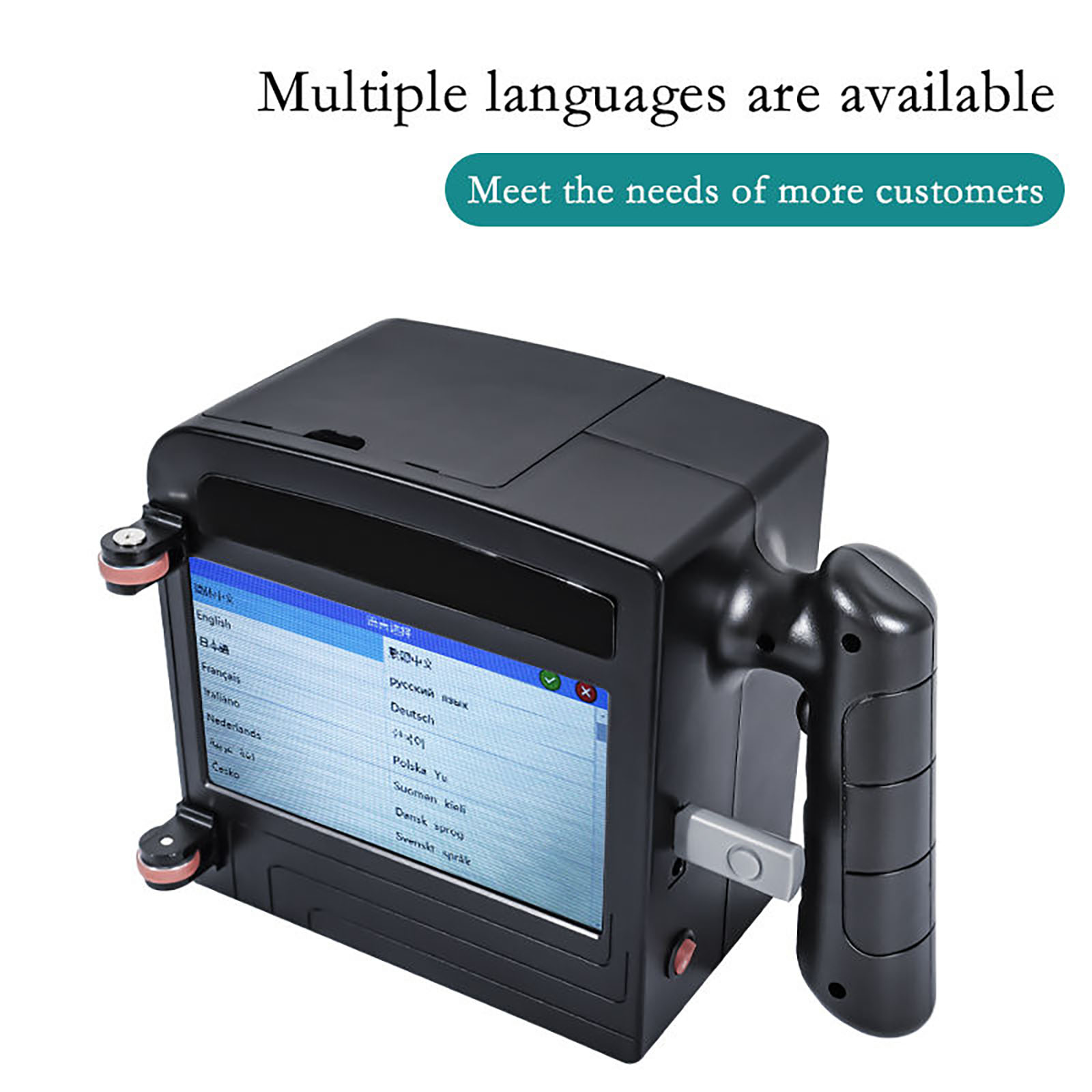 ZM-C100 10CM Portable Handheld - Barcode Printer ulasan dan harga