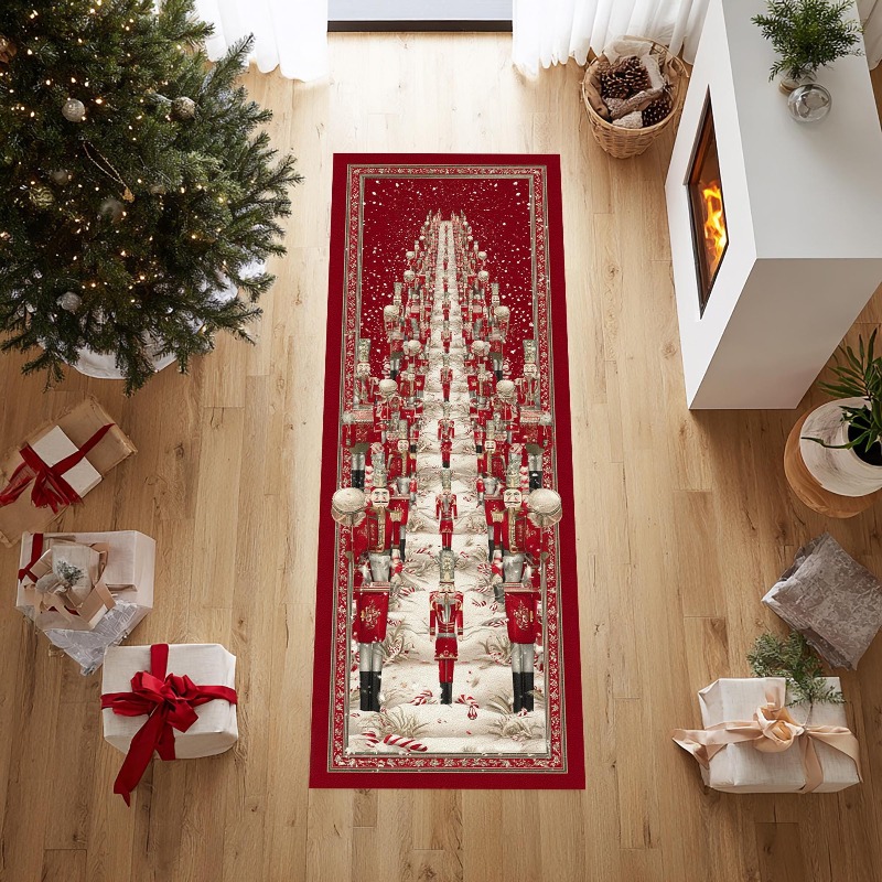 Xmas Bauble Print Runner Rug P - Commercial Fabric Printing Machine ulasan dan harga