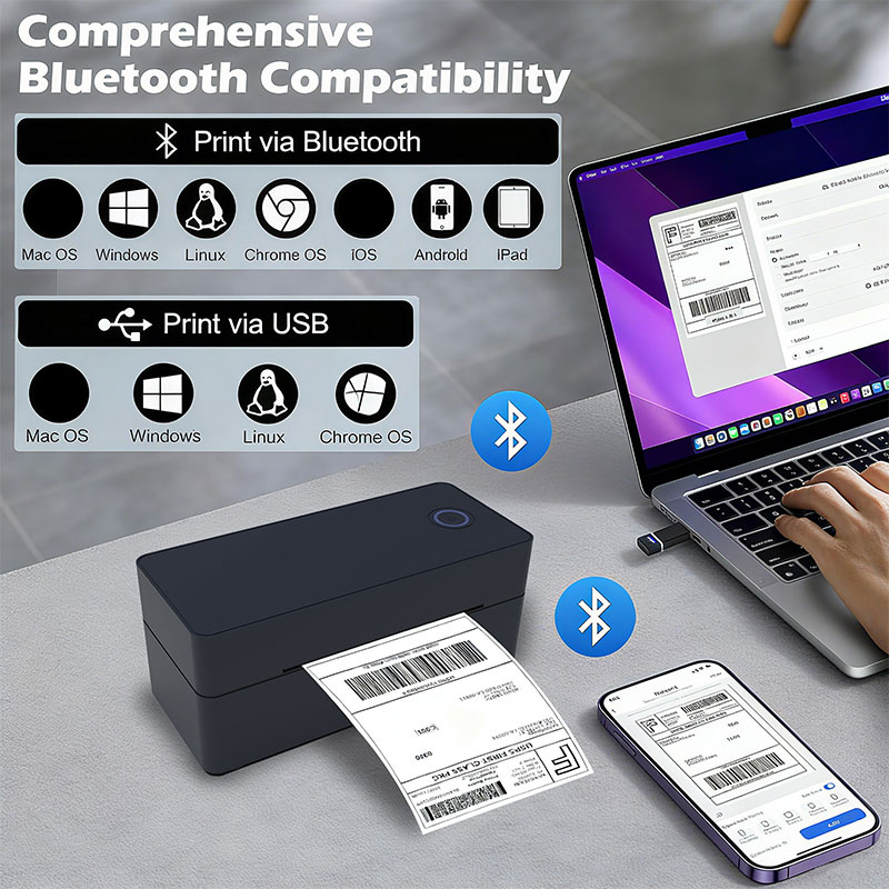 Wireless Bluetooth Thermal Des - Receipt Printer ulasan dan harga