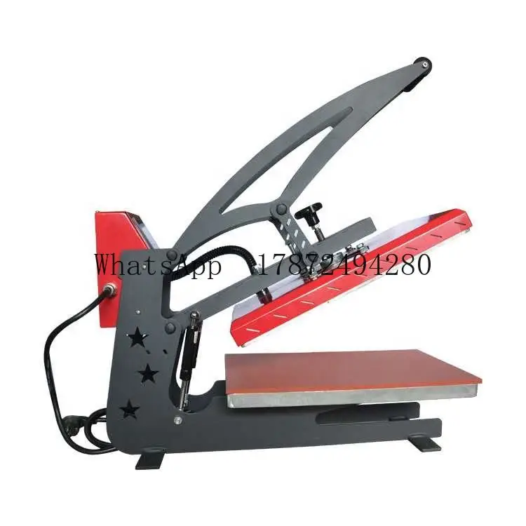 Manual High Pressure Heat Pres - Commercial Fabric Printing Machine ulasan dan harga