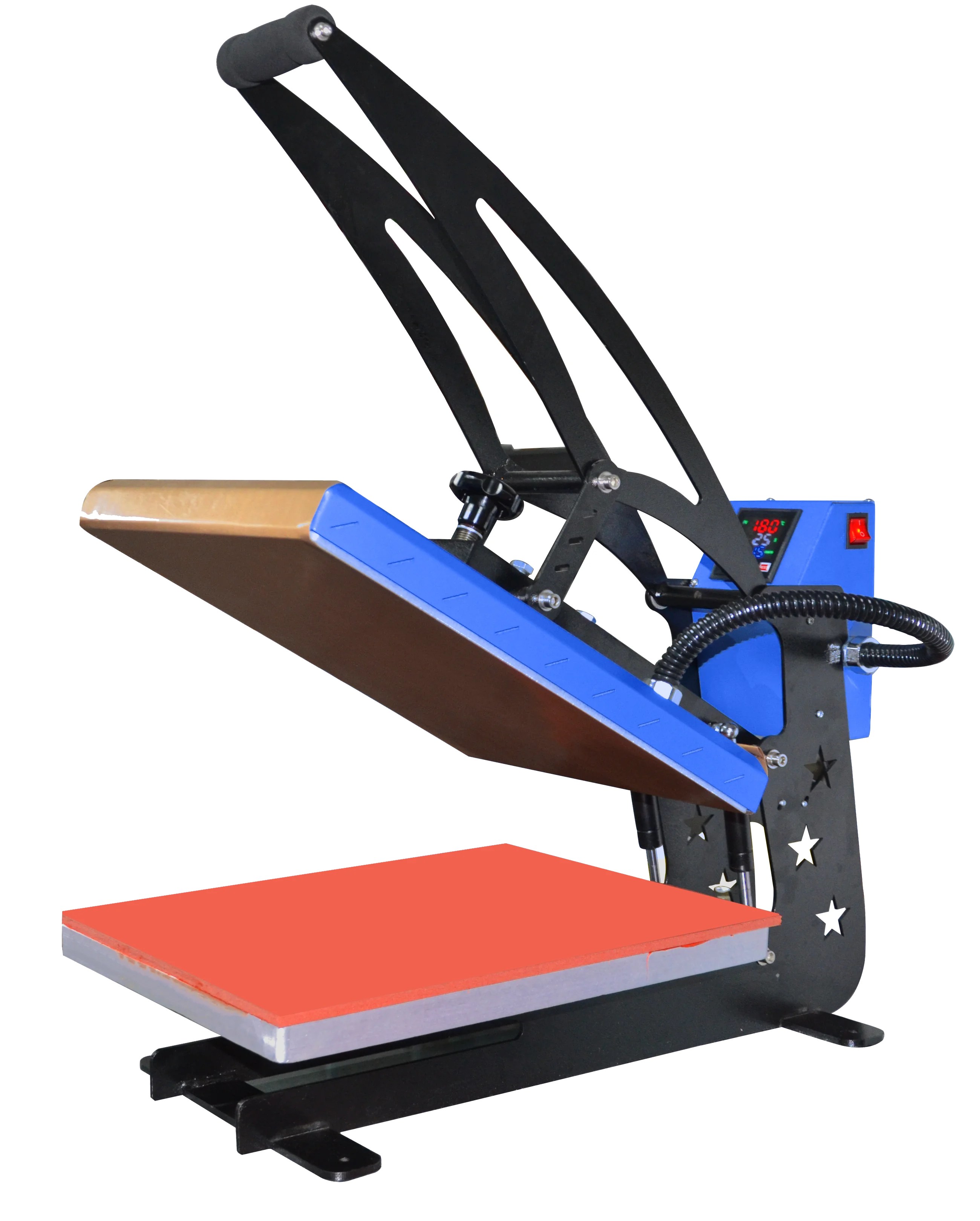 Manual High Pressure Heat Pres - Commercial Fabric Printing Machine ulasan dan harga