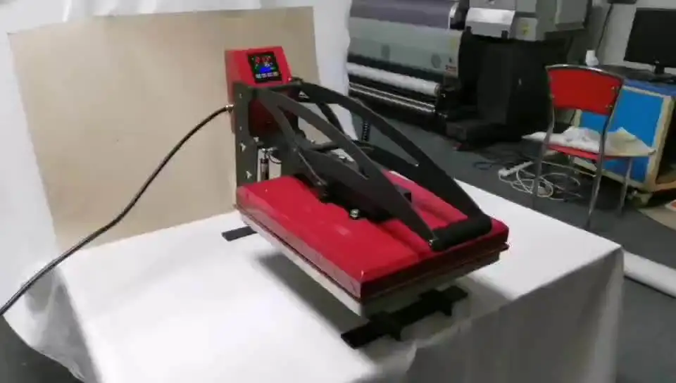 Manual High Pressure Heat Pres - Commercial Fabric Printing Machine ulasan dan harga