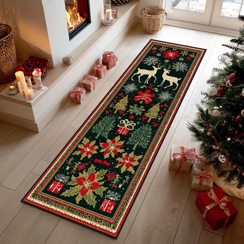Santa Gift Print Runner Rug Pr - Commercial Fabric Printing Machine ulasan dan harga