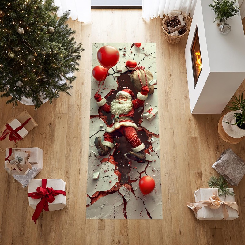 Santa Gift Print Runner Rug Pr - Commercial Fabric Printing Machine ulasan dan harga