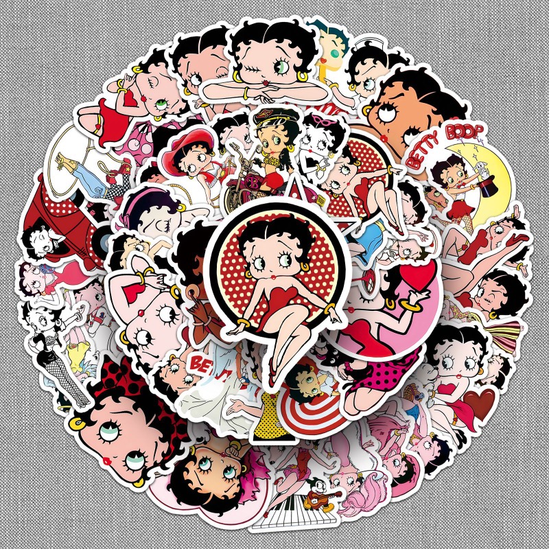 Betty Boop 50 stickers high co - Printer Paper ulasan dan harga